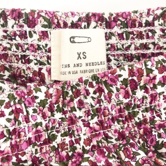 Urban Outfitters Floral Print Stretch Waist Shorts - Picture 3 of 4
